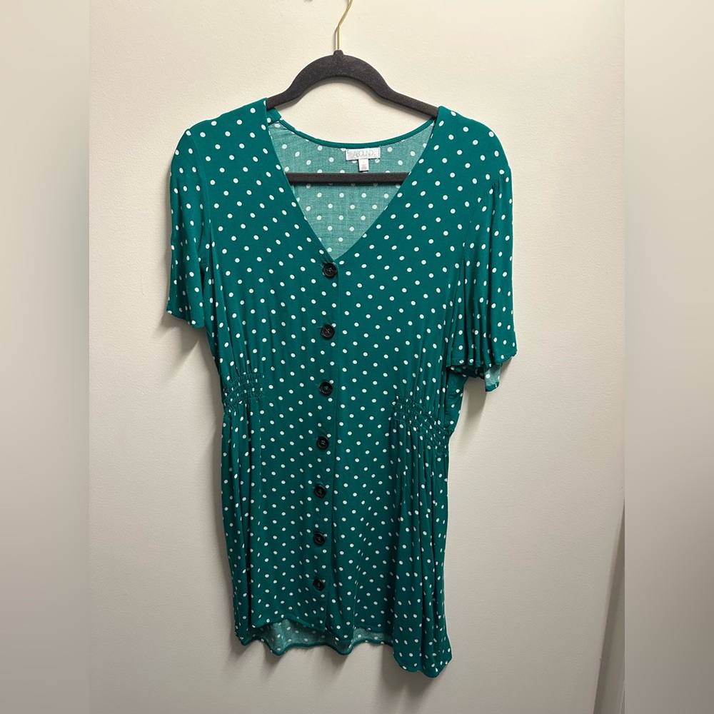 Abound polka dot mini dress
